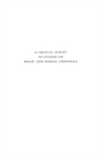 A Critical Survey of Studies on Malay and Bahasa Indonesia : Bibliographical Series 5 - eBook