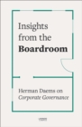 Insights from the Boardroom : Herman Daems on Corporate Governance - Book