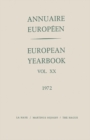 Annuaire Europeen / European Year Book : Vol. XX - eBook