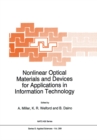 Nonlinear Optical Materials and Devices for Applications in Information Technology - eBook