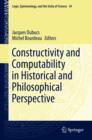 Constructivity and Computability in Historical and Philosophical Perspective - eBook