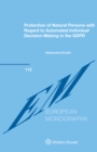 Protection of Natural Persons with Regard to Automated Individual Decision-Making in the GDPR - eBook