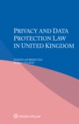 Privacy and Data Protection Law in United Kingdom - eBook
