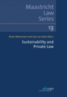 Sustainability and Private Law - Book