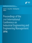 Proceedings of the 21st International Conference on Industrial Engineering and Engineering Management 2014 - eBook