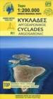 Cyclades - Argosaronic (R1) Map - Book