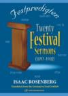 Festpredigten : Twenty Festival Sermons, 1897-1902 - Book