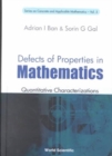 Defects Of Properties In Mathematics: Quantitative Characterizations - Book