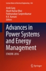 Advances in Power Systems and Energy Management : ETAEERE-2016 - eBook