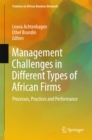 Management Challenges in Different Types of African Firms : Processes, Practices and Performance - eBook