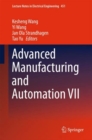 Advanced Manufacturing and Automation VII - eBook