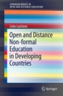 Open and Distance Non-formal Education in Developing Countries - Book