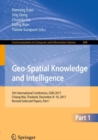 Geo-Spatial Knowledge and Intelligence : 5th International Conference, GSKI 2017, Chiang Mai, Thailand, December 8-10, 2017, Revised Selected Papers, Part I - eBook