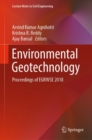 Environmental Geotechnology : Proceedings of EGRWSE 2018 - Book