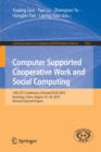 Computer Supported Cooperative Work and Social Computing : 14th CCF Conference, ChineseCSCW 2019, Kunming, China, August 16-18, 2019, Revised Selected Papers - Book