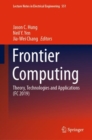 Frontier Computing : Theory, Technologies and Applications (FC 2019) - Book
