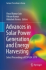 Advances in Solar Power Generation and Energy Harvesting : Select Proceedings of ESPGEH 2019 - eBook