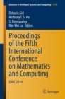 Proceedings of the Fifth International Conference on Mathematics and Computing : ICMC 2019 - eBook