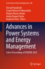 Advances in Power Systems and Energy Management : Select Proceedings of ETAEERE 2020 - eBook