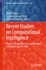 Recent Studies on Computational Intelligence : Doctoral Symposium on Computational Intelligence (DoSCI 2020) - eBook