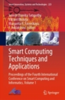 Smart Computing Techniques and Applications : Proceedings of the Fourth International Conference on Smart Computing and Informatics, Volume 1 - eBook