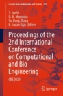 Proceedings of the 2nd International Conference on Computational and Bio Engineering : CBE 2020 - eBook