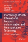 Proceedings of Sixth International Congress on Information and Communication Technology : ICICT 2021, London, Volume 1 - Book