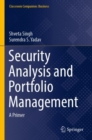 Security Analysis and Portfolio Management : A Primer - Book