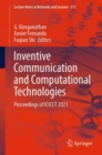 Inventive Communication and Computational Technologies : Proceedings of ICICCT 2021 - Book