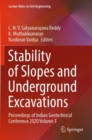 Stability of Slopes and Underground Excavations : Proceedings of Indian Geotechnical Conference 2020 Volume 3 - Book