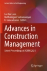 Advances in Construction Management : Select Proceedings of ACMM 2021 - Book