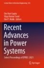 Recent Advances in Power Systems : Select Proceedings of EPREC-2021 - Book