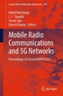 Mobile Radio Communications and 5G Networks : Proceedings of Second MRCN 2021 - Book