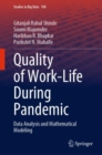 Quality of Work-Life During Pandemic : Data Analysis and Mathematical Modeling - Book