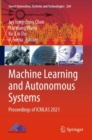 Machine Learning and Autonomous Systems : Proceedings of ICMLAS 2021 - Book