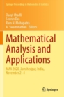 Mathematical Analysis and Applications : MAA 2020, Jamshedpur, India, November 2-4 - Book