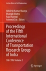 Proceedings of the Fifth International Conference of Transportation Research Group of India : 5th CTRG Volume 2 - eBook