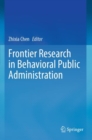 Frontier Research in Behavioral Public Administration - Book
