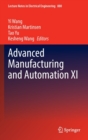 Advanced Manufacturing and Automation XI - Book