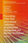 Proceedings of the Third International Conference on Information Management and Machine Intelligence : ICIMMI 2021 - eBook