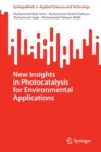 New Insights in Photocatalysis for Environmental Applications - Book