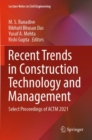 Recent Trends in Construction Technology and Management : Select Proceedings of ACTM 2021 - Book