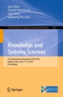 Knowledge and Systems Sciences : 21st International Symposium, KSS 2022, Beijing, China, June 11-12, 2022, Proceedings - eBook