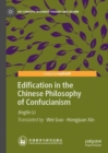 Edification in the Chinese Philosophy of Confucianism - Book