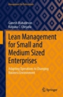 Lean Management for Small and Medium Sized Enterprises : Adapting Operations to Changing Business Environment - Book