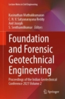 Foundation and Forensic Geotechnical Engineering : Proceedings of the Indian Geotechnical Conference 2021 Volume 2 - Book