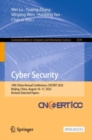 Cyber Security : 19th China Annual Conference, CNCERT 2022, Beijing, China, August 16-17, 2022, Revised Selected Papers - Book