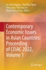 Contemporary Economic Issues in Asian Countries: Proceeding of CEIAC 2022, Volume 1 - Book