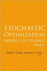 Stochastic Optimization Models In Finance (2006 Edition) - Book