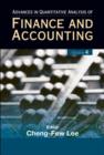 Advances In Quantitative Analysis Of Finance And Accounting (Vol. 4) - Book